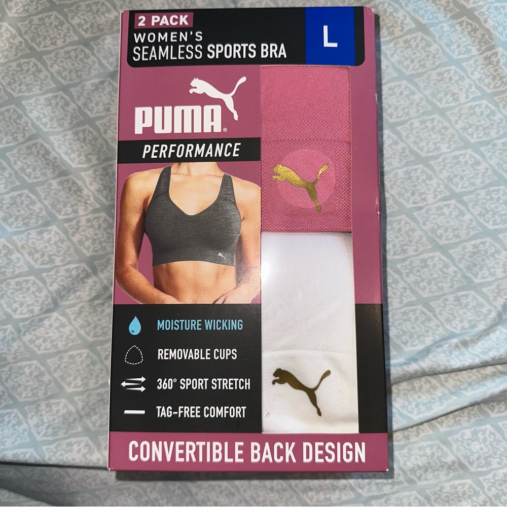 PUMA sports bras 2 pack